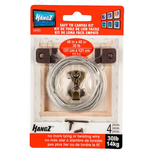 HangZ™ 30lb. Canvas Easy Tie 1 Hole D Ring Kit
